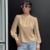 Blusa Regata Feminina Gola Assimétrica Elegante Casual Soltinha Bellizzi 