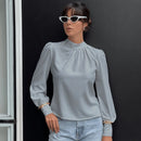 Blusa Regata Feminina Únique Premium Gola Assimétrica Casual Bellizzi 