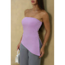 Blusa Feminina Tomara que Caia em Malha Canelada Moderna Bellizzi 