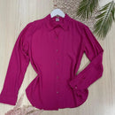 Camisa Feminina em Viscose Manga Longa Casual Elegante Bellizzi 