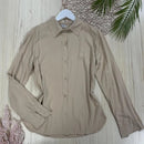 Camisa Feminina em Viscose Manga Longa Casual Elegante Bellizzi 