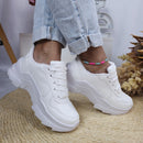 Tênis Feminino Sintético Plataforma Tratorado Casual Bellizzi 