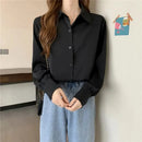 Camisa Feminina em Viscose Manga Longa Casual Elegante Bellizzi 