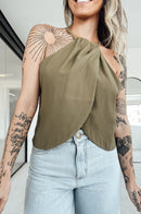 Blusinha Feminina Tulipa em Viscose Leve Casual Bellizzi 