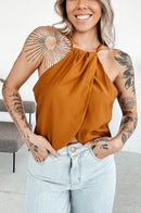 Blusinha Feminina Tulipa em Viscose Leve Casual Bellizzi 