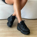 Tênis Plataforma Feminino Sintético Flatform Urbano 6cm Bellizzi 